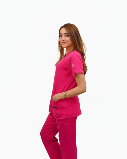 Female Hot Pink scrub