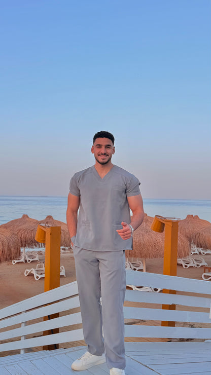 Unisex Gray scrub
