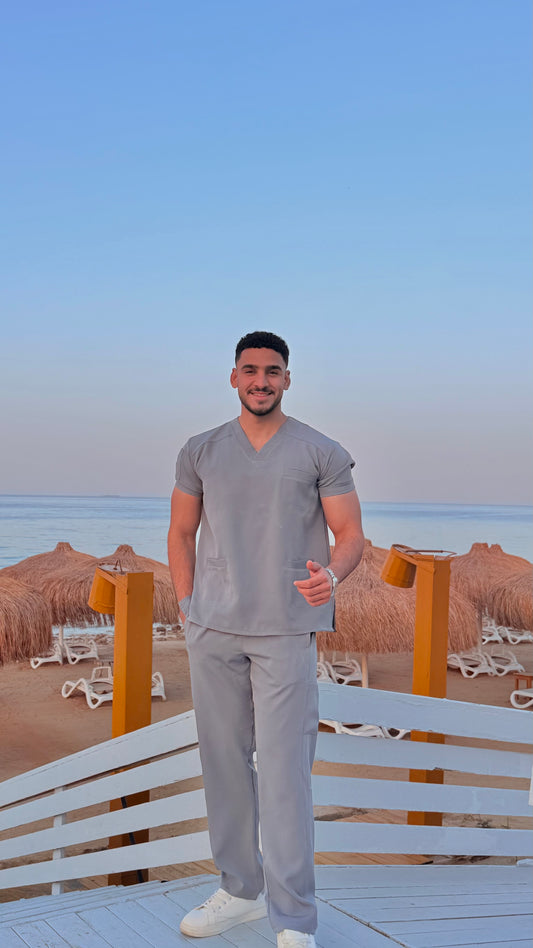 Unisex Gray scrub