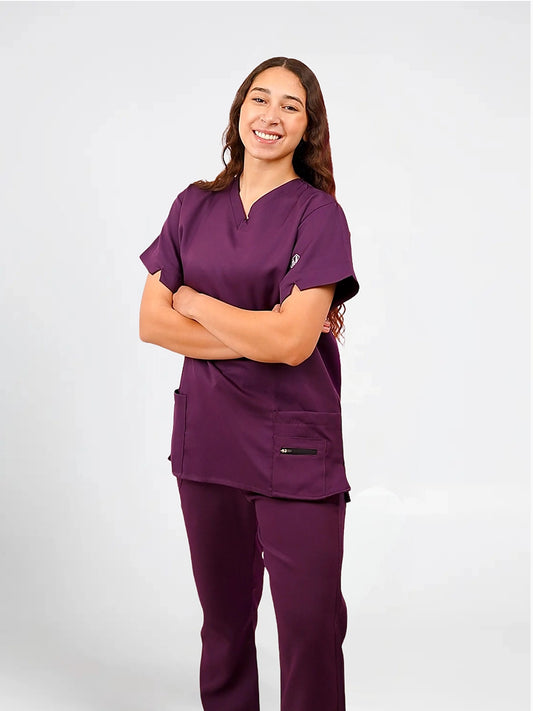 Female Purple scrub