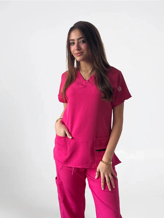 Female Hot Pink scrub