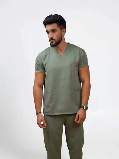 Unisex Olive scrub