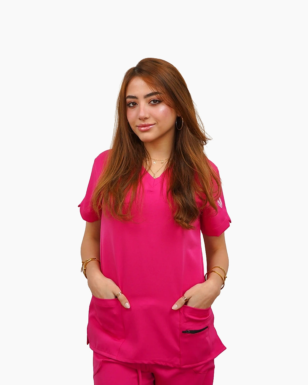 Female Hot Pink scrub