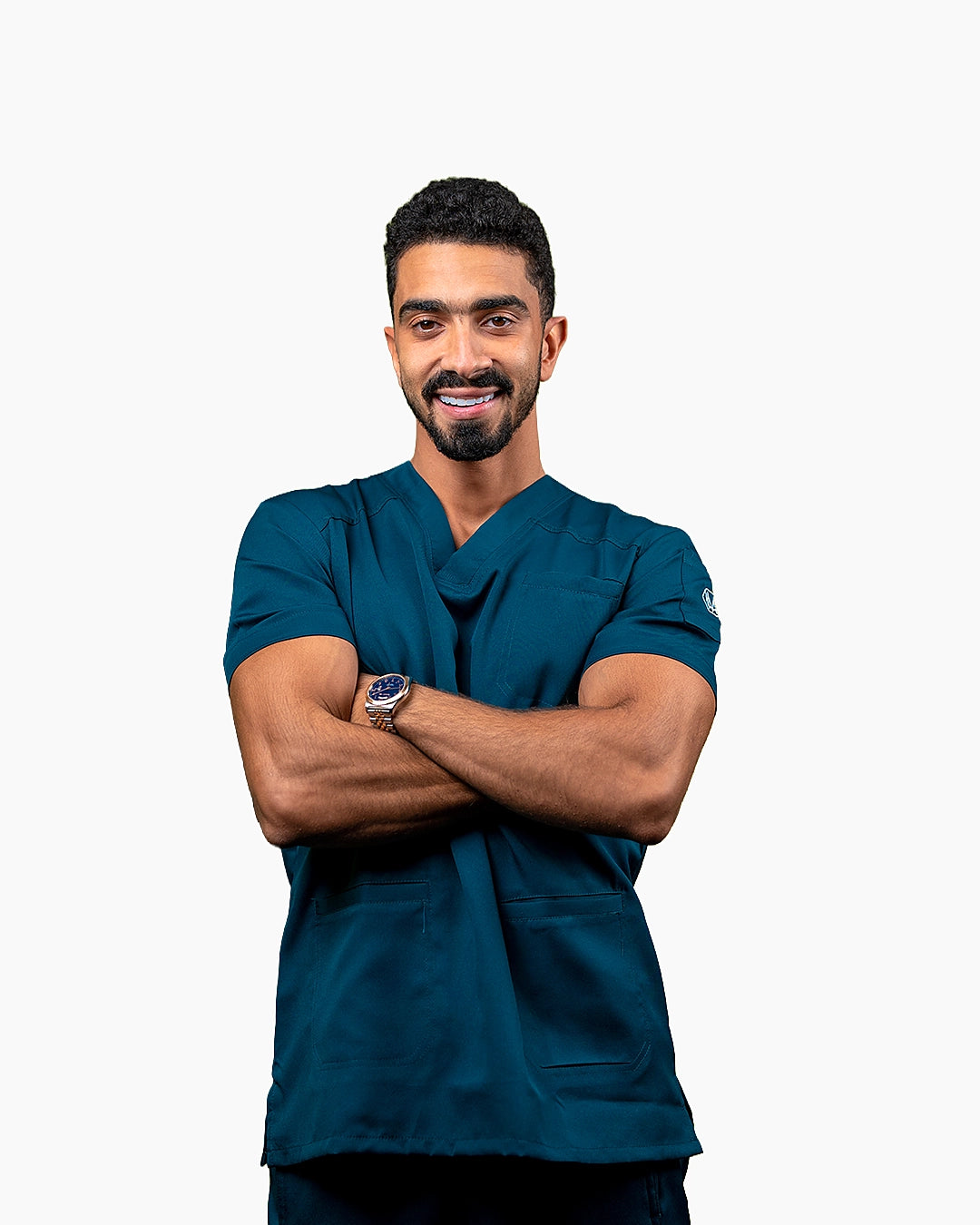 Unisex Nile blue scrub