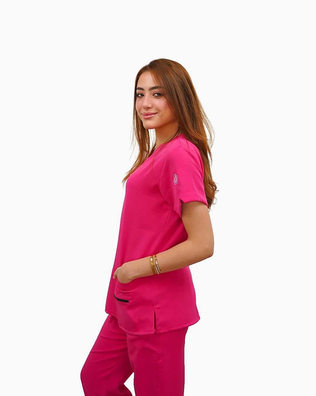 Female Hot Pink scrub
