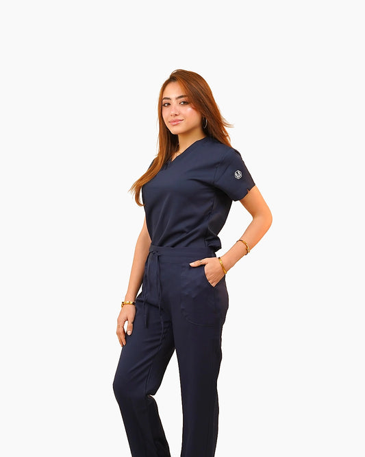 Female Navy blue scrub