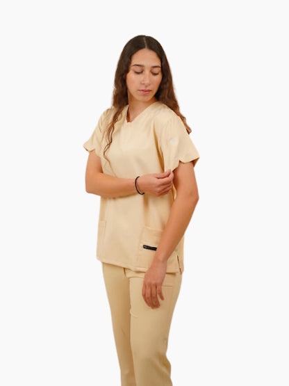 Female Beige Scrub