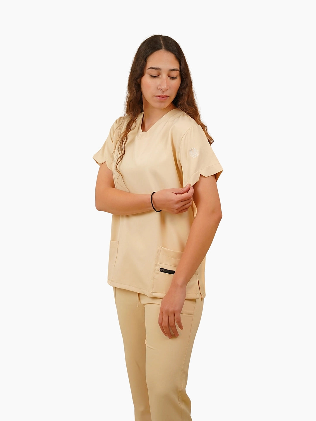 Female Beige Scrub