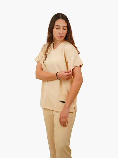 Female Beige Scrub