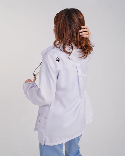 Female lab coat White