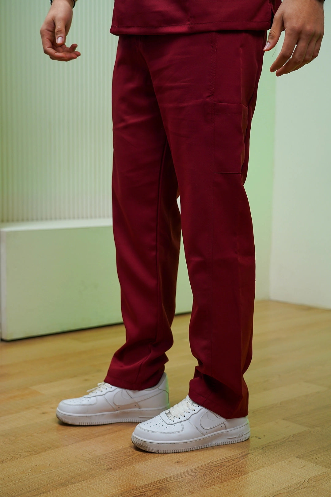 Unisex Dark Red scrub