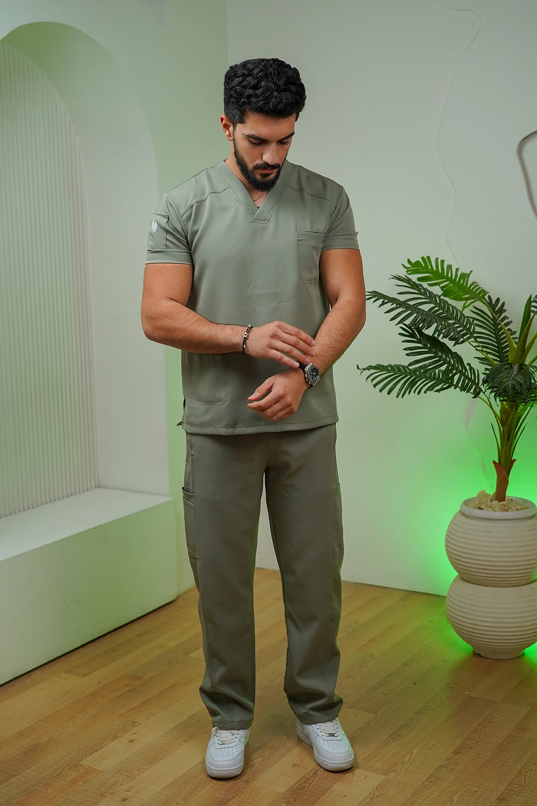 Unisex Olive scrub