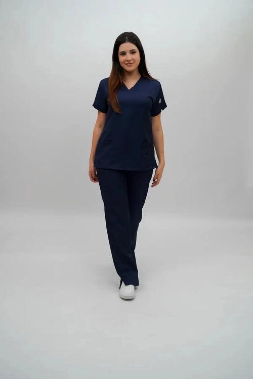 Female Navy blue scrub