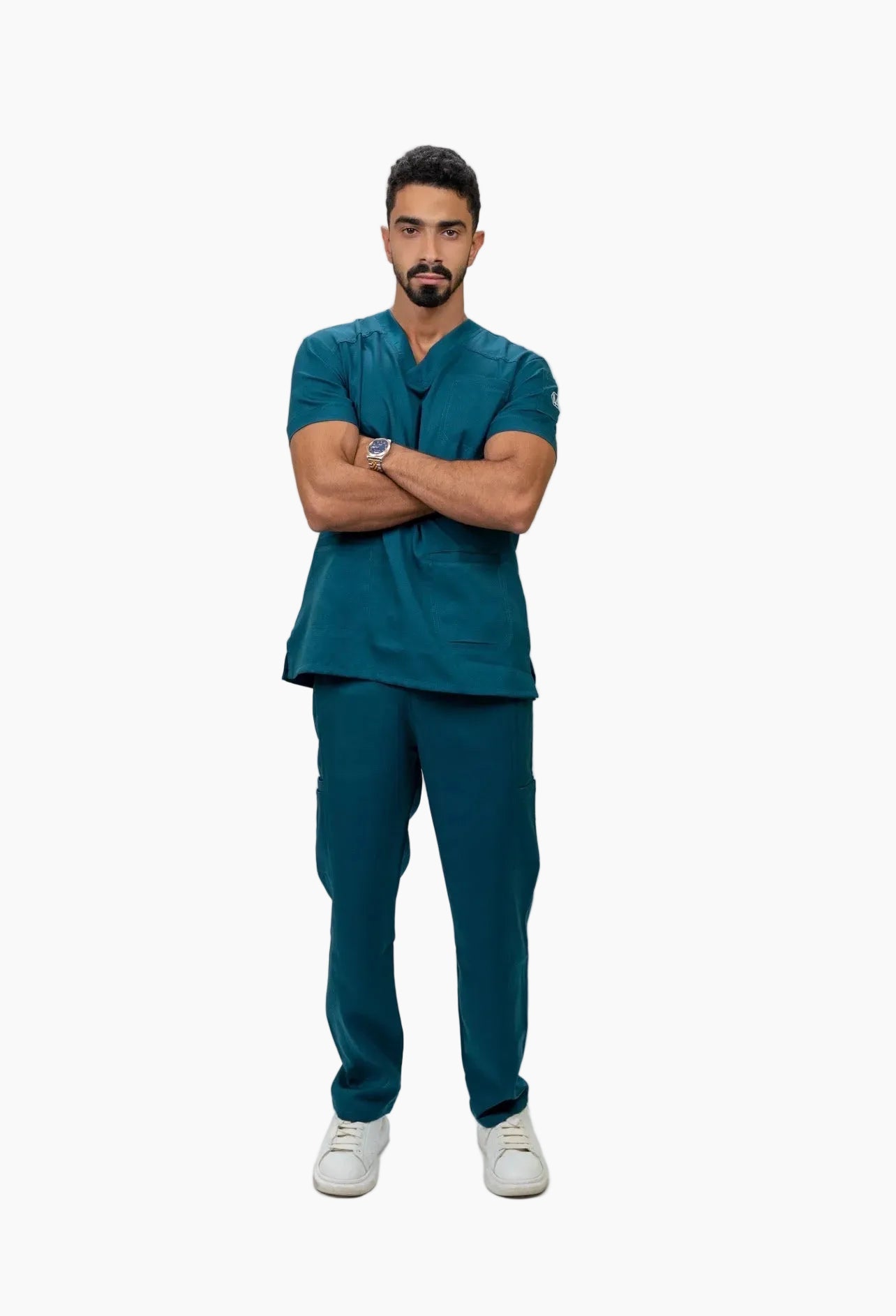 Unisex Nile blue scrub